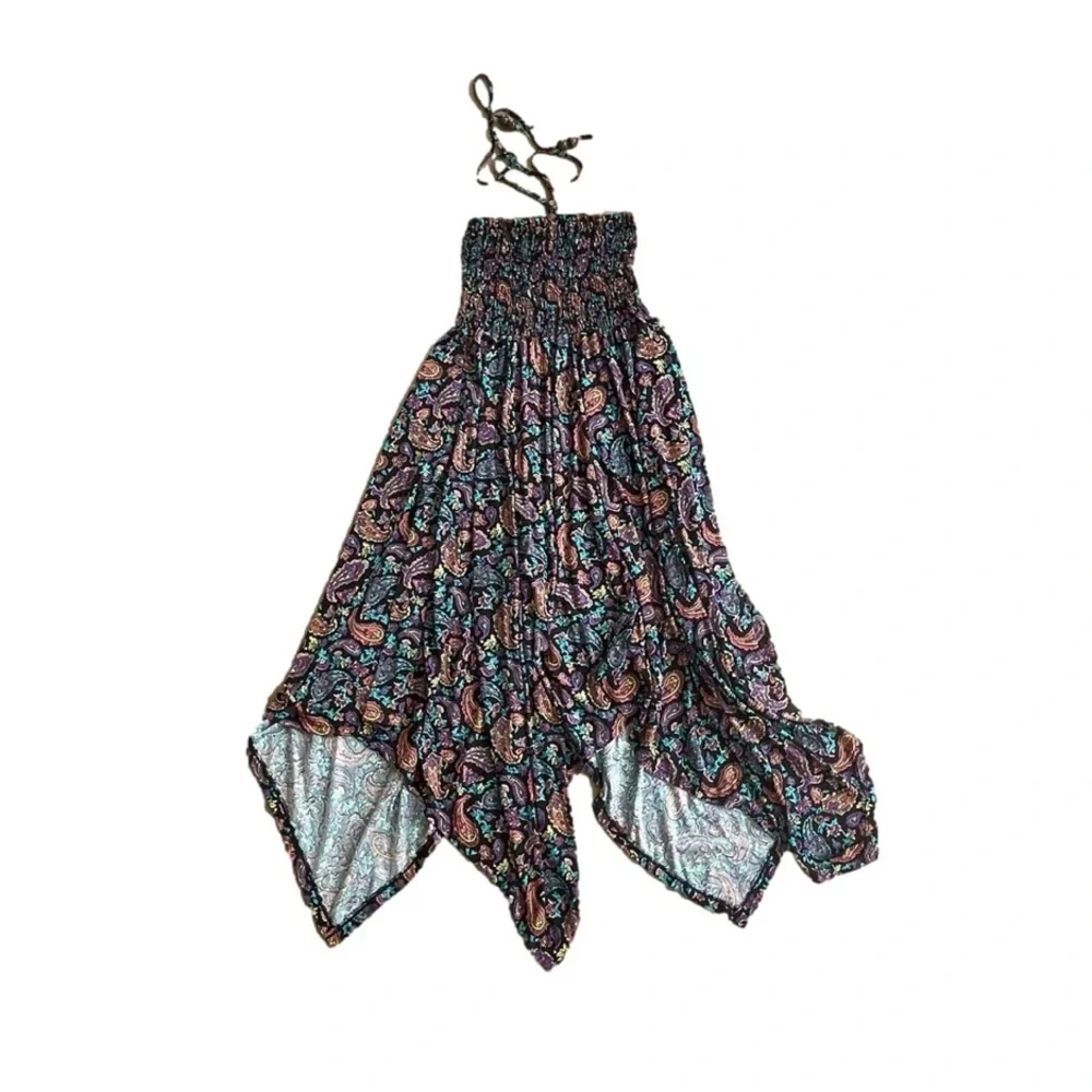 Bohemian Styled Handkerchief Dress Size Medium by Candy Couture - Picture 3 of 13
